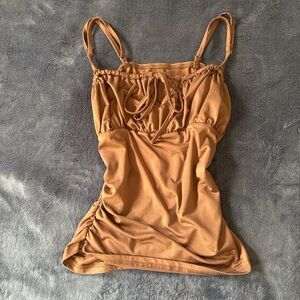 Elegant Tan Women's Top